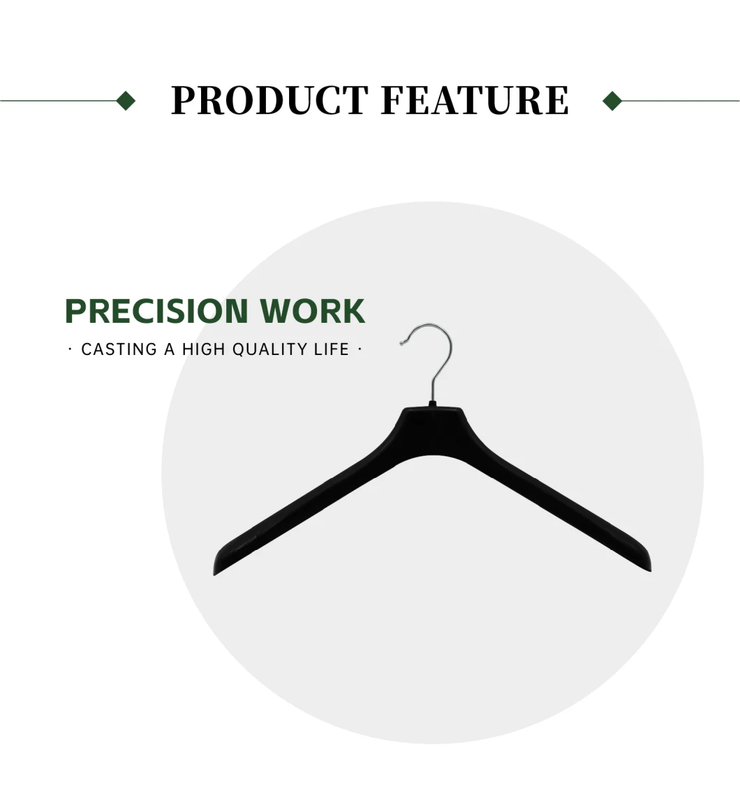 Whole Sale Plastic Hanger Coat Hanger Men′s Clothing Hanger Big Size Hanger Wide Shoulder