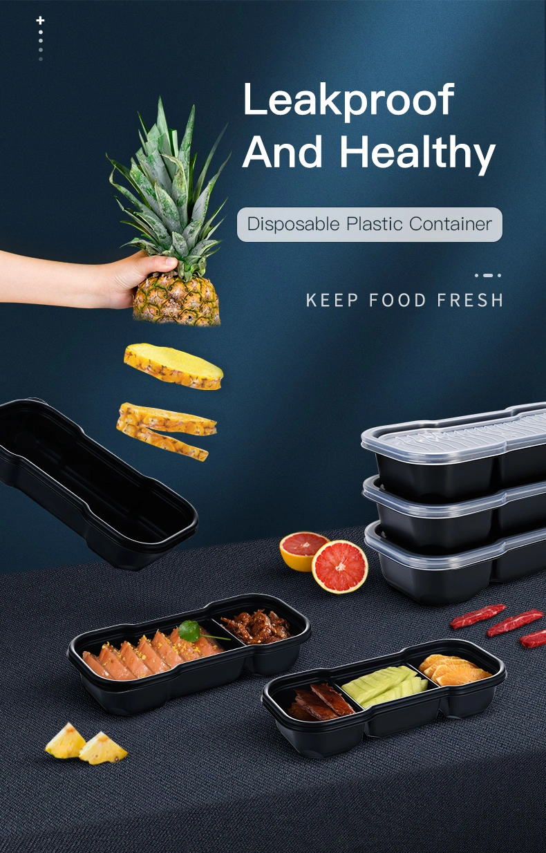 Otor 16oz Bento Box Plastic Food Container Deli Fruit Storage