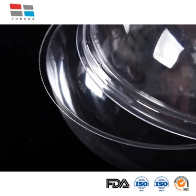 Упаковочный материал Fukuda Китай Высококачественная прямоугольная пластиковая крышка Производство контейнеров для хранения свежих продуктов PLA Блистерная коробка оптом