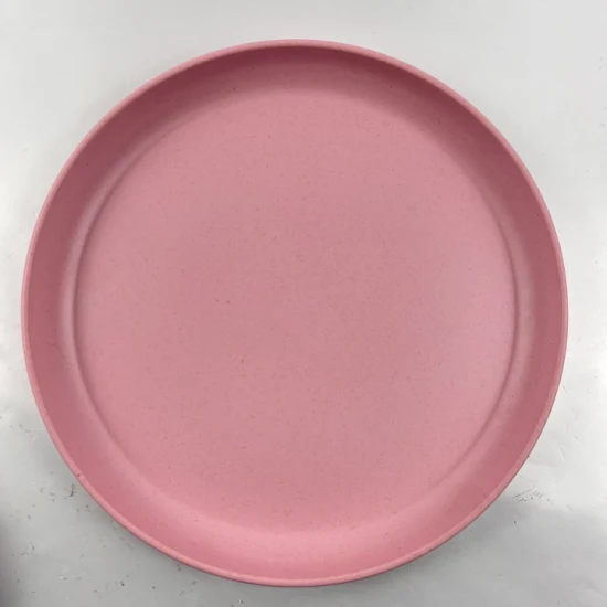 Тарелка Mann Biotech, Небьющаяся прочная пластиковая обеденная тарелка, Дизайнерская обеденная тарелка Macaron