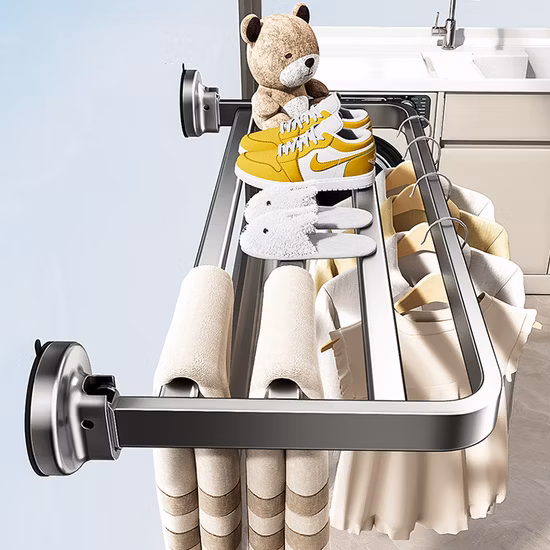 Новая ветрозащитная вешалка для одежды с пряжкой, нижнее белье, носки, многофункциональная вешалка для одежды, нескользящая сушилка с 8 зажимами